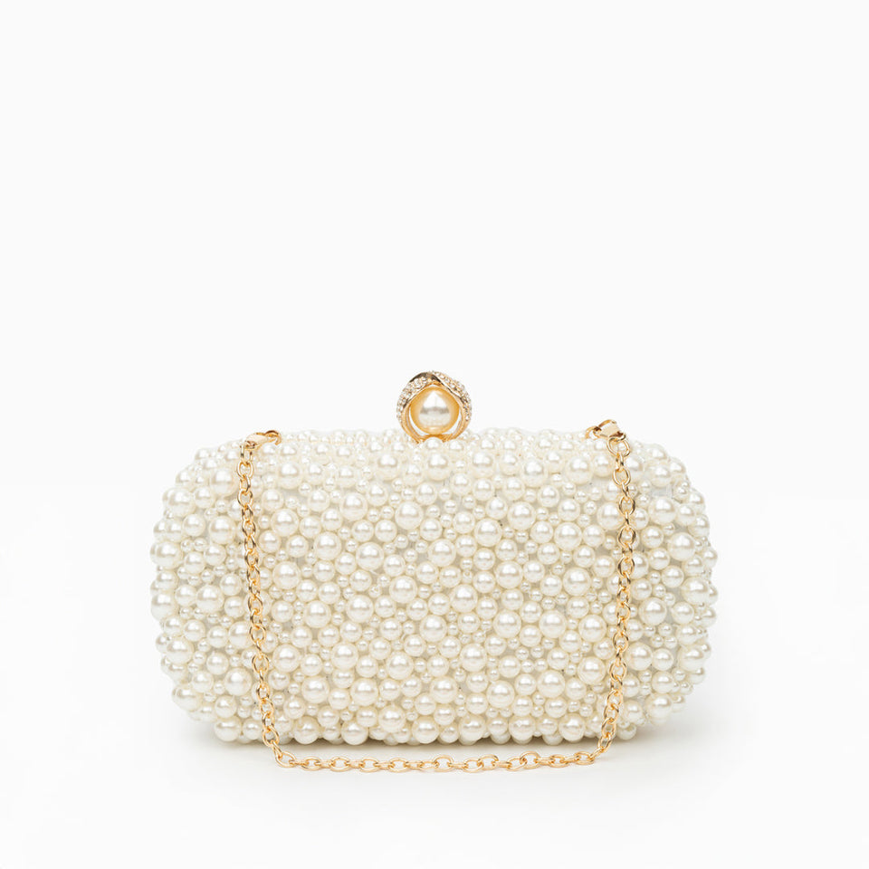 (CS) Chantal Pearl Clutch Bag