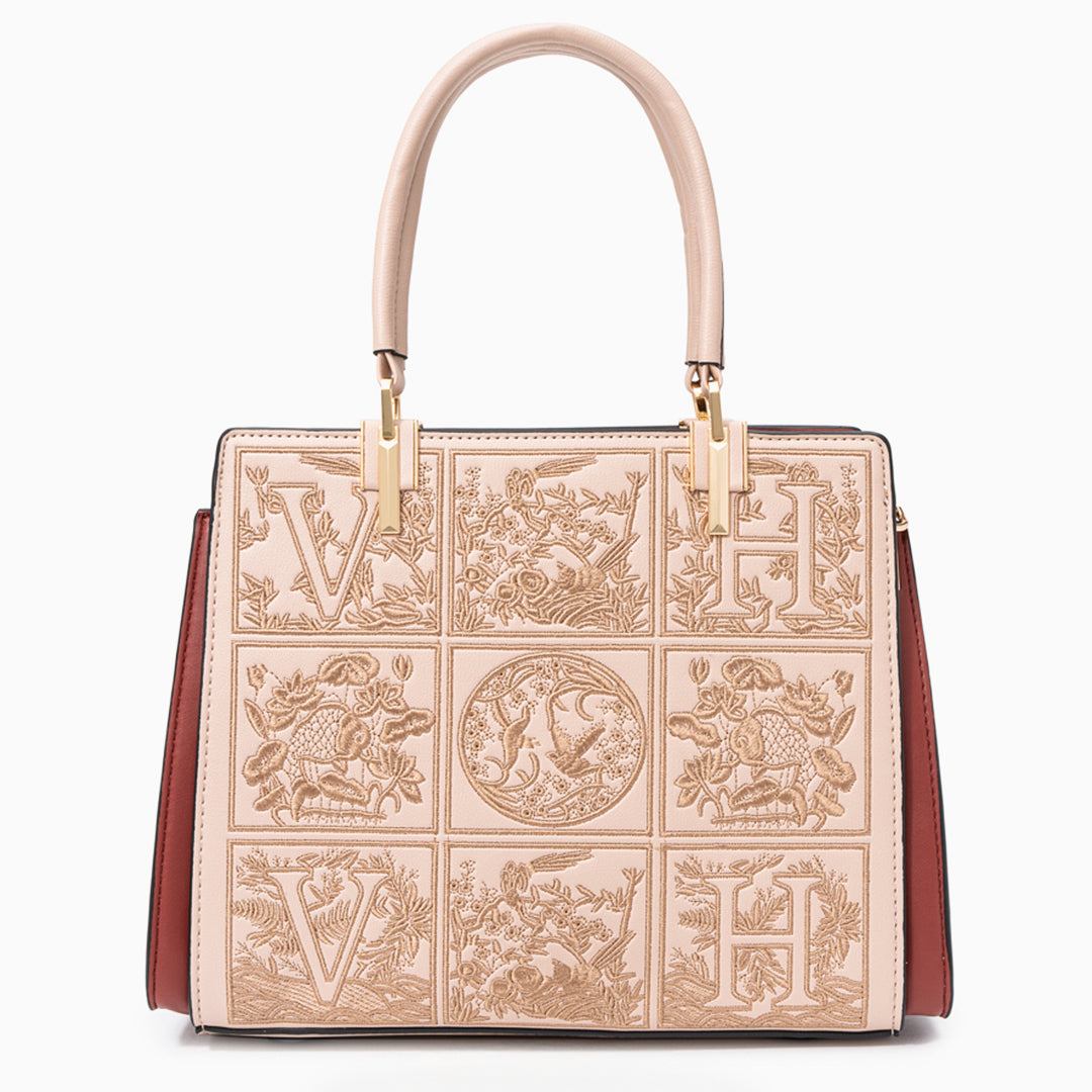 (CS) VH Embroidery Medium Tote Bag