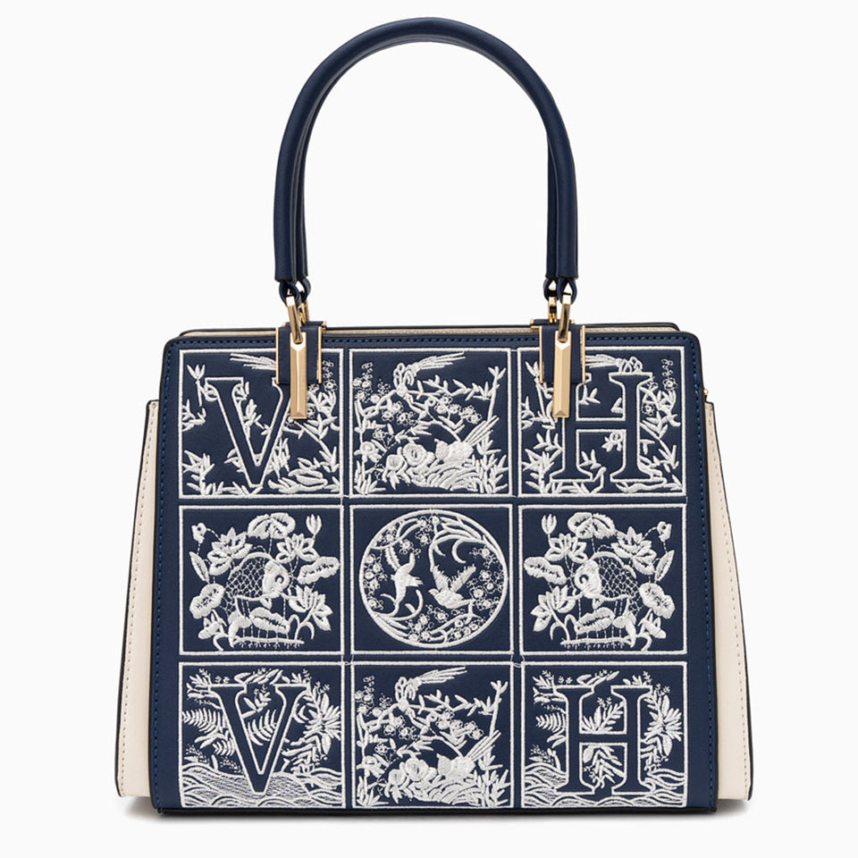 VH Embroidery Medium Tote Bag