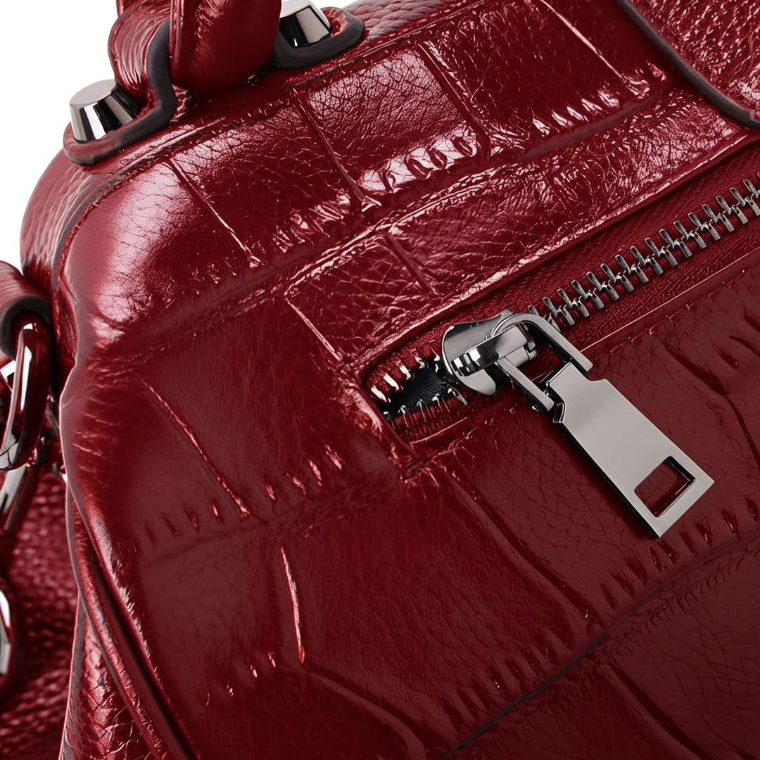 Elena Crocodile Handbag