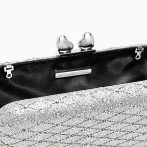 Midnight Lattice Clutch Bag