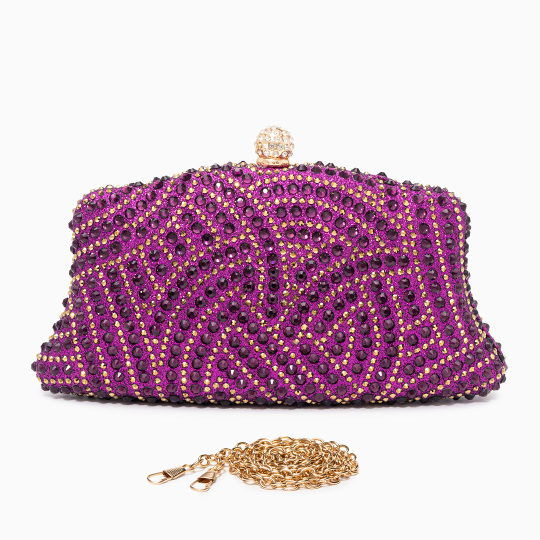 Noire Radiance Clutch Bag