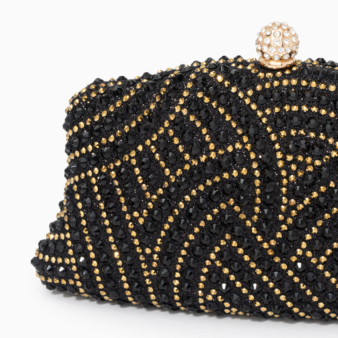 Noire Radiance Clutch Bag