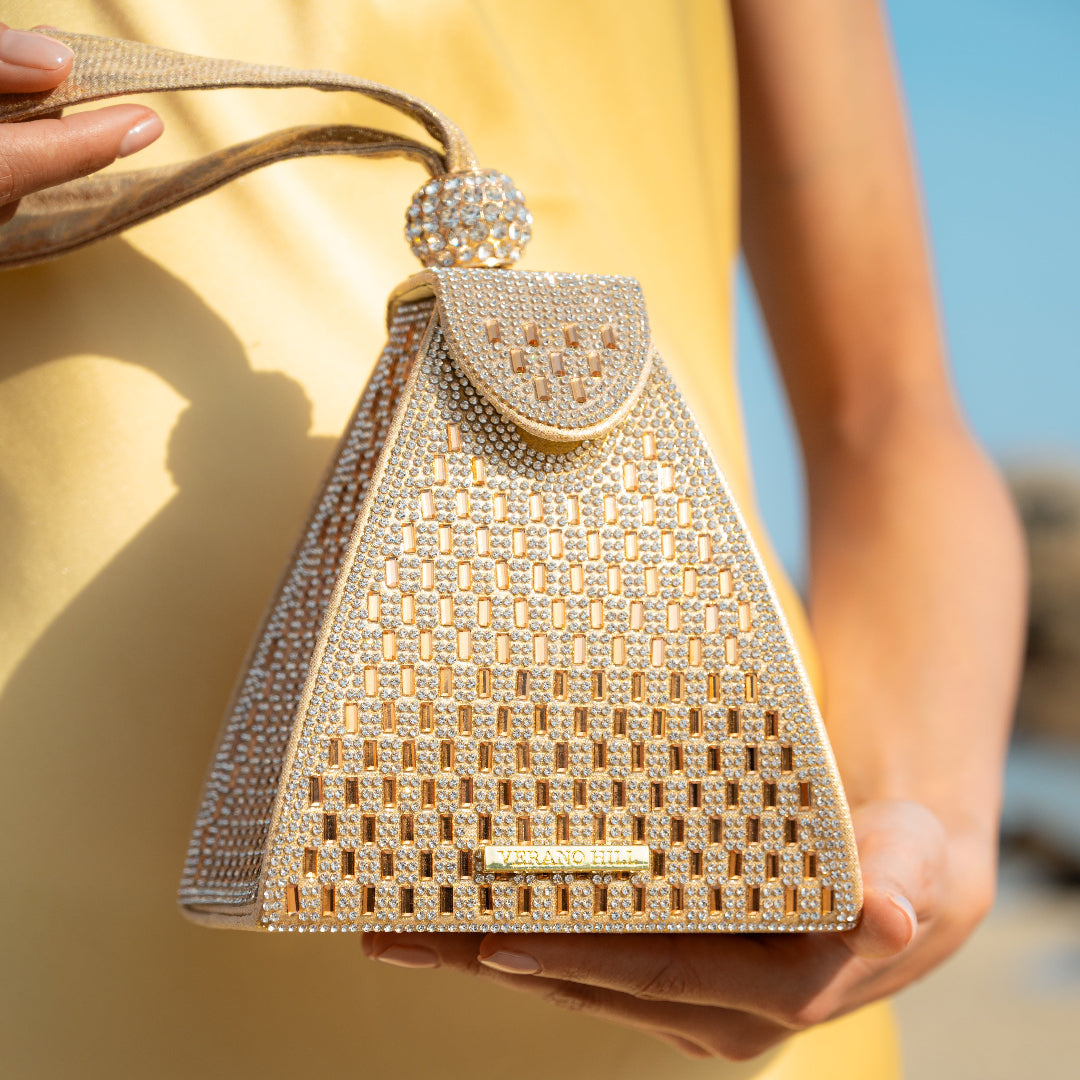 Crystal Pyramid Handbag