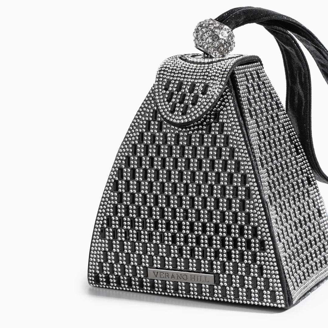 (CS) Crystal Pyramid Handbag