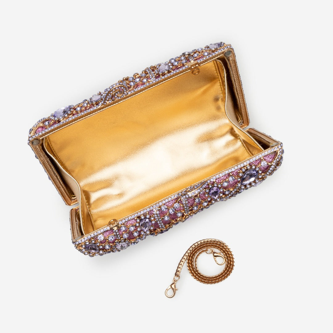 (CS) Siena Rhinestones Clutch Bag