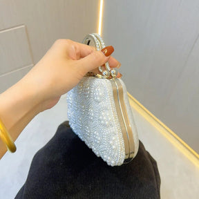 (CS) Clarabelle Pearl Clutch Bag