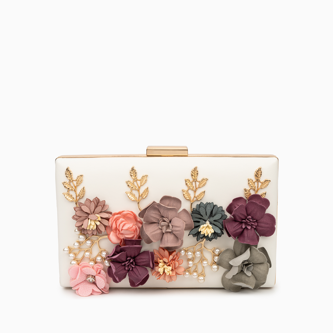Juliet Flower Clutch Bag