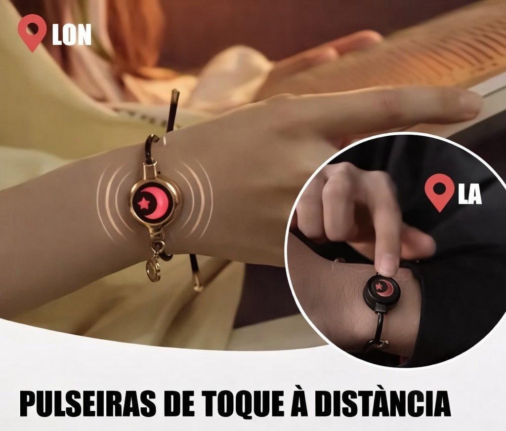 Conjunto de Braceletes – Conectando Quem Está à Distância